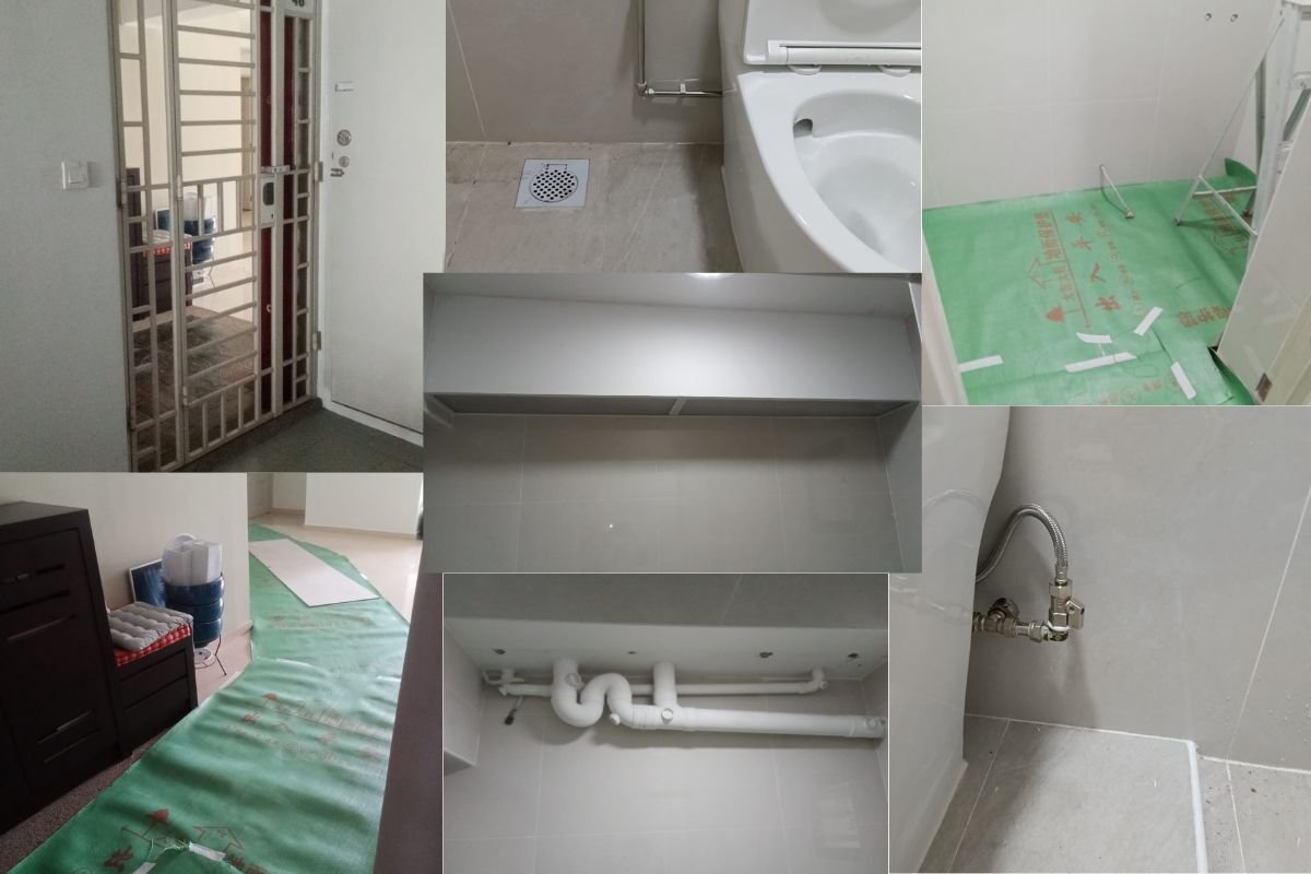 Toilet and Kitchen area Renovation works